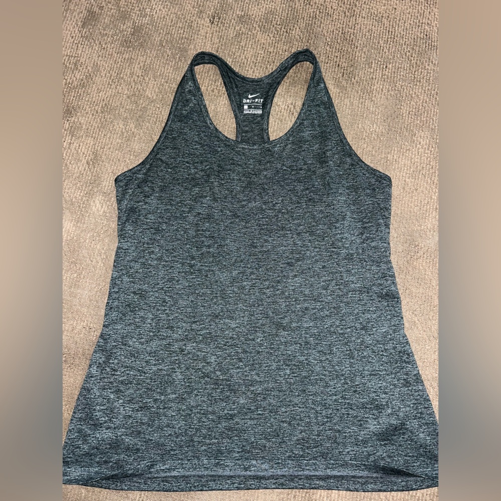 Nike Gray Racerback Tank Top